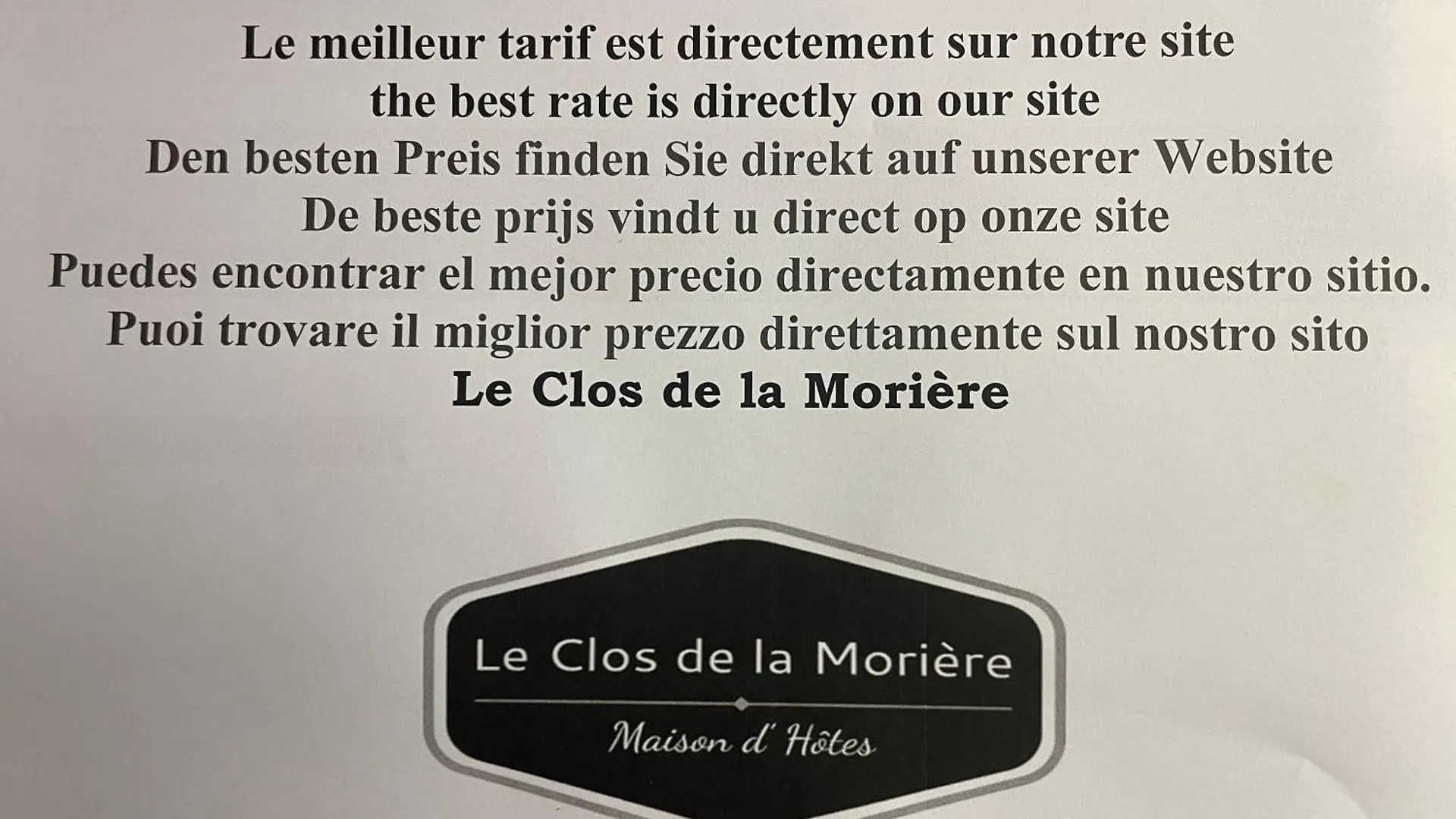 Le Clos de la Morière -  Chambres d'hôtes Mont-Dol Affittacamere